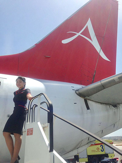 azafata avion